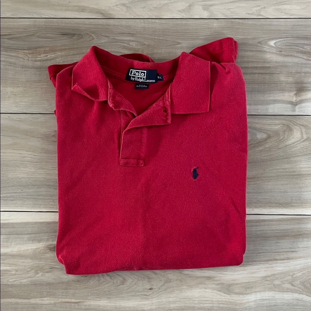 Polo by Ralph Lauren Men's Classic Red Polo Shirt